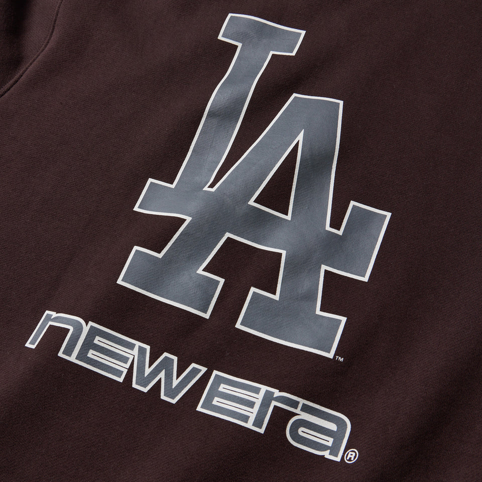 オーバーサイズド スウェット プルオーバー フーディー ロサンゼルス・ドジャース バーントウッド | NEW ERA ニューエラ公式オンラインストア