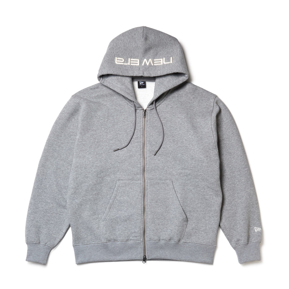 オーバーサイズド スウェット　フルジップ フーディー ヘザーグレー | NEW ERA ニューエラ公式オンラインストア
