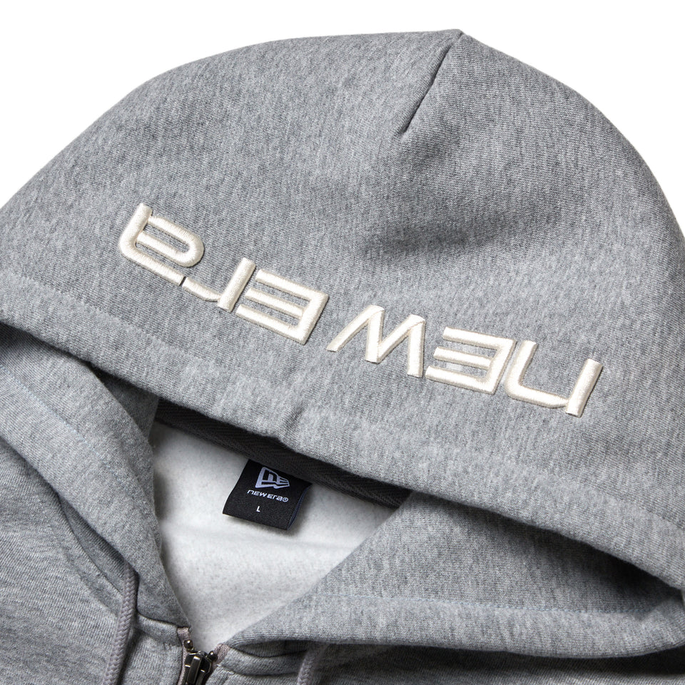 オーバーサイズド スウェット　フルジップ フーディー ヘザーグレー | NEW ERA ニューエラ公式オンラインストア