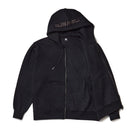 オーバーサイズド スウェット　フルジップ フーディー ブラック | NEW ERA ニューエラ公式オンラインストア