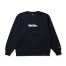 オーバーサイズド スウェット クルーネック Pile Embroidery ブラック | NEW ERA ニューエラ公式オンラインストア