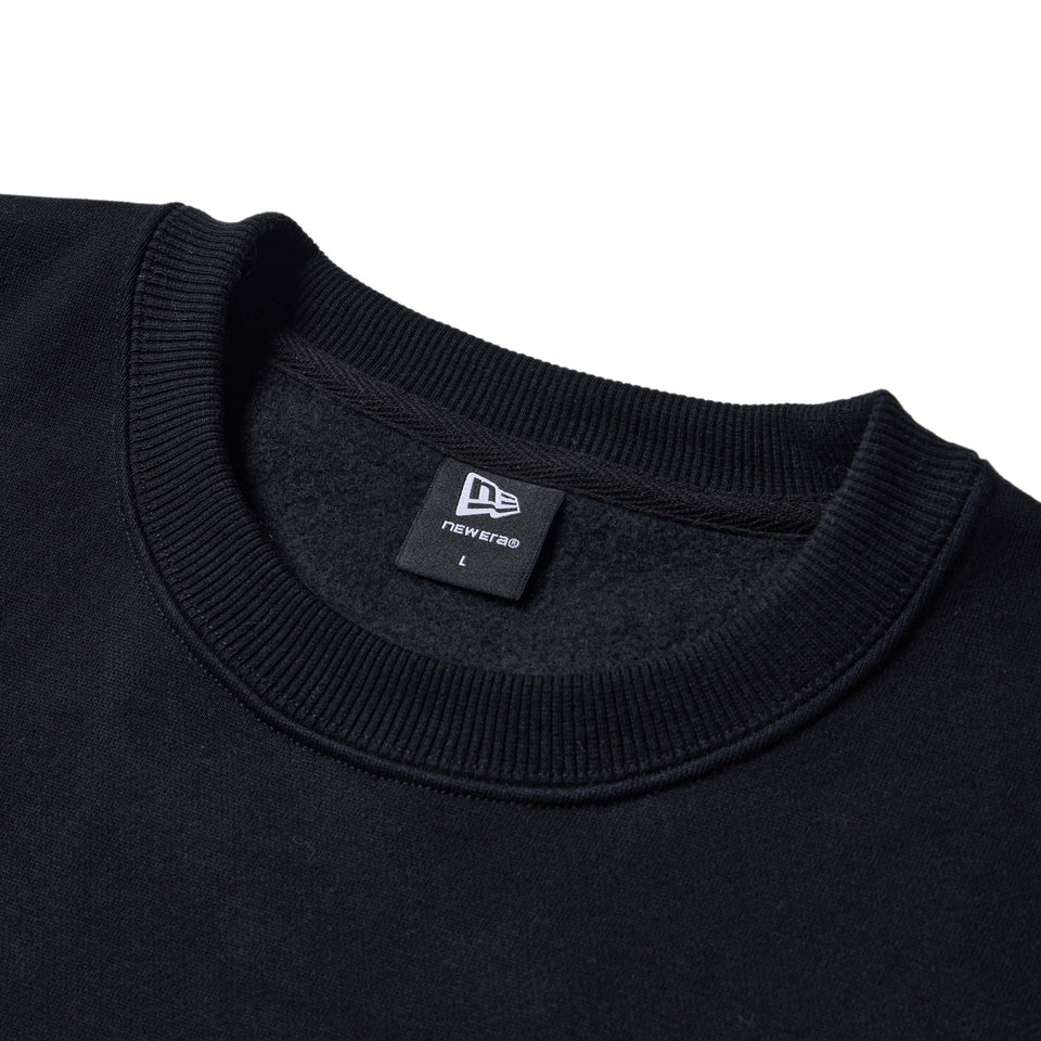 オーバーサイズド スウェット クルーネック Pile Embroidery ブラック | NEW ERA ニューエラ公式オンラインストア