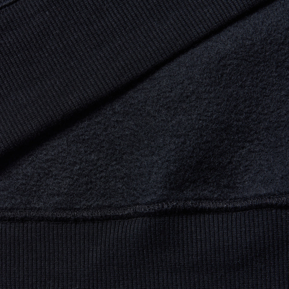 オーバーサイズド スウェット クルーネック Pile Embroidery ブラック | NEW ERA ニューエラ公式オンラインストア