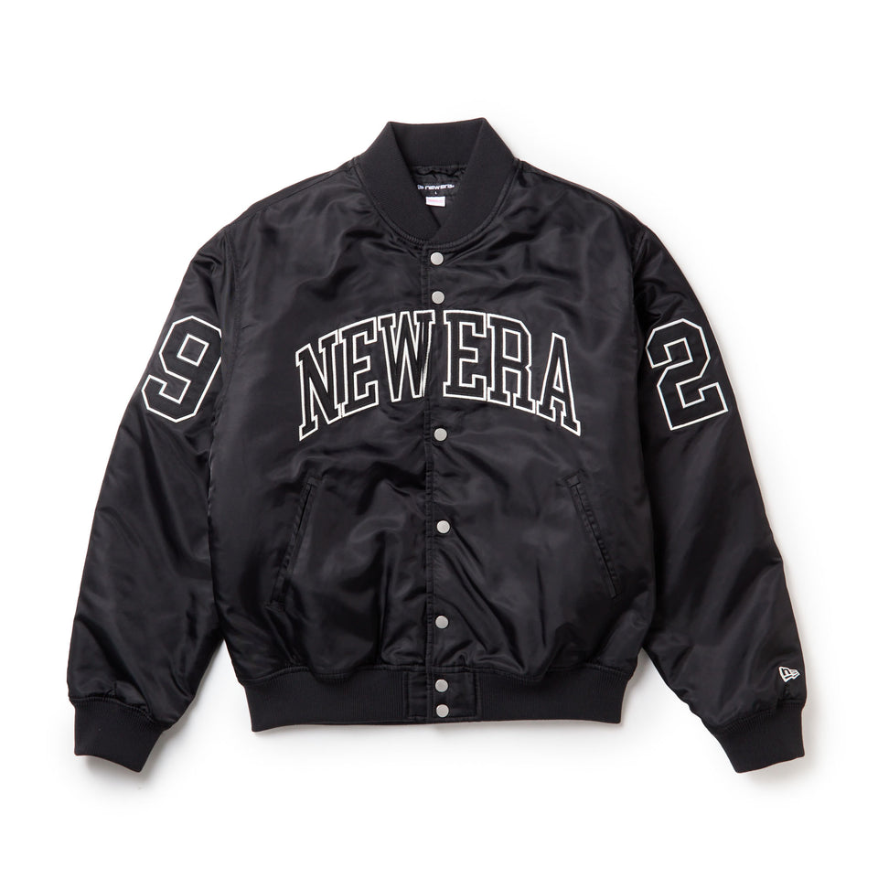 ナイロン バーシティジャケット NEW ERA ブラック | NEW ERA ニューエラ公式オンラインストア