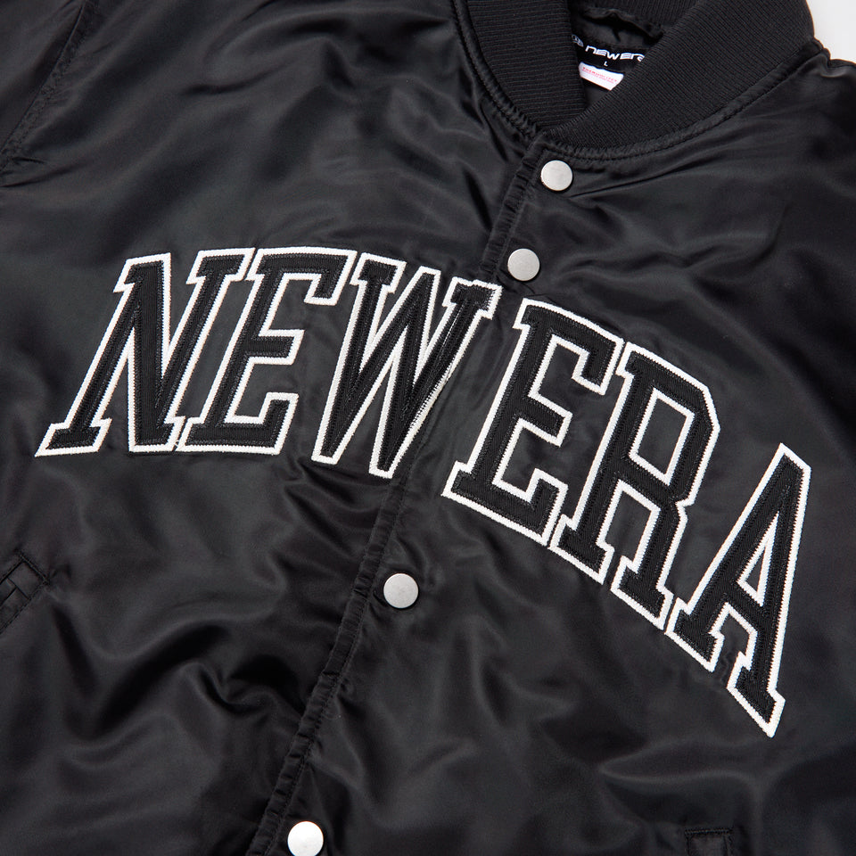ナイロン バーシティジャケット NEW ERA ブラック | NEW ERA ニューエラ公式オンラインストア