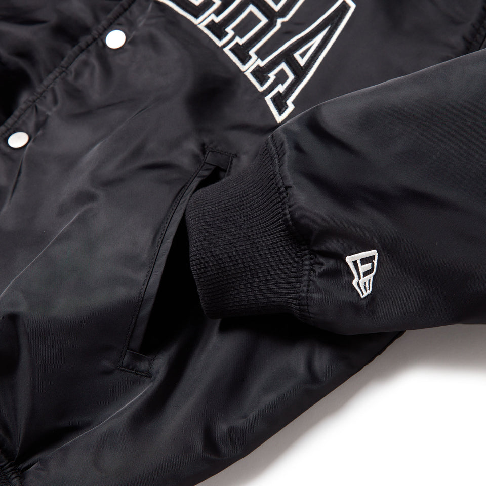 ナイロン バーシティジャケット NEW ERA ブラック | NEW ERA ニューエラ公式オンラインストア