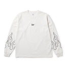 長袖 ウォッシュド コットン Tシャツ The Flame オフホワイト | NEW ERA ニューエラ公式オンラインストア
