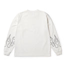 長袖 ウォッシュド コットン Tシャツ The Flame オフホワイト | NEW ERA ニューエラ公式オンラインストア