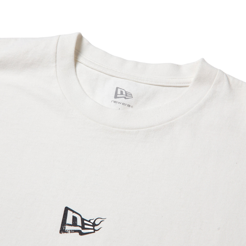 長袖 ウォッシュド コットン Tシャツ The Flame オフホワイト | NEW ERA ニューエラ公式オンラインストア