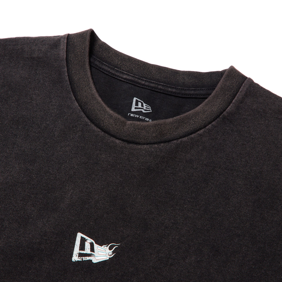 長袖 ウォッシュド コットン Tシャツ The Flame ブラック | NEW ERA ニューエラ公式オンラインストア
