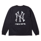 長袖 ウォッシュド コットン Tシャツ ニューヨーク・ヤンキース　ネイビー | NEW ERA ニューエラ公式オンラインストア