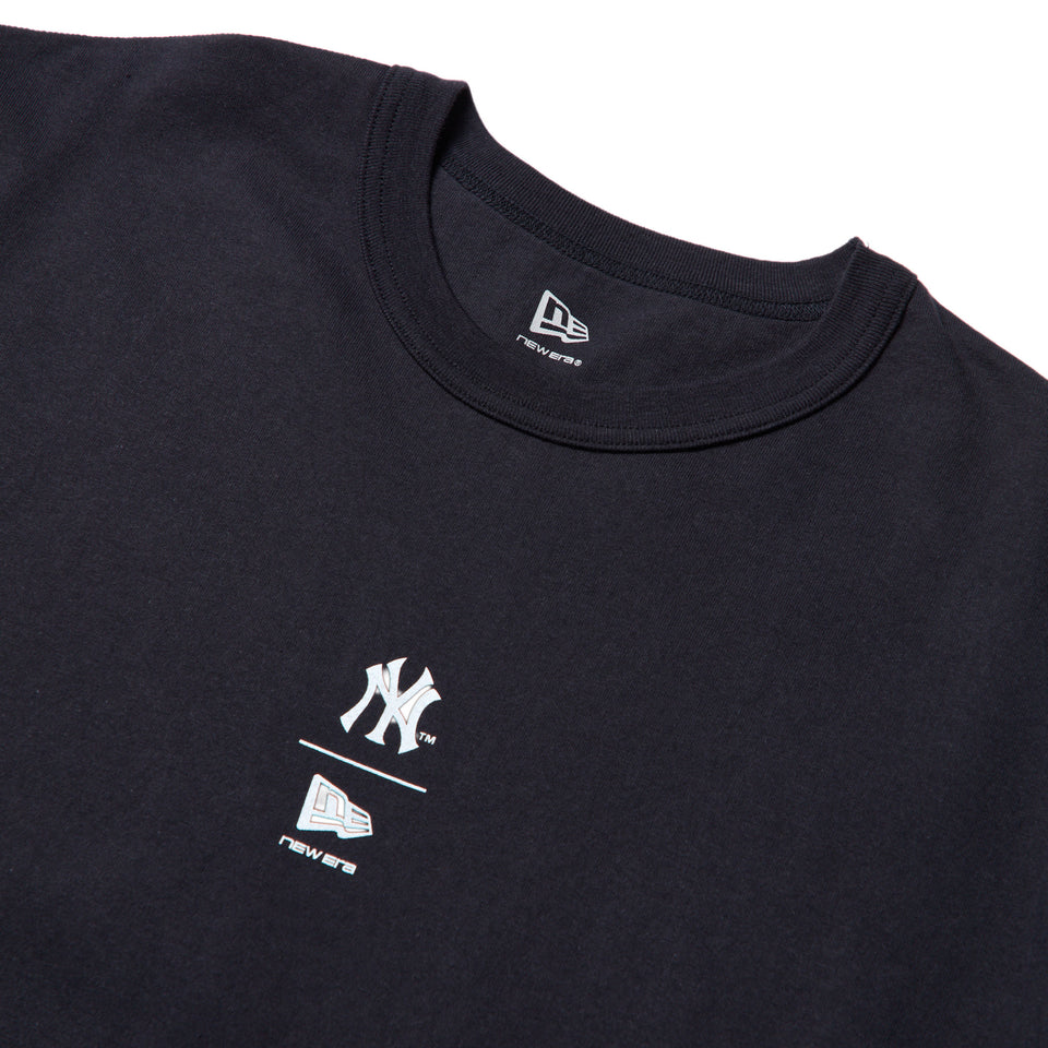 長袖 ウォッシュド コットン Tシャツ ニューヨーク・ヤンキース　ネイビー | NEW ERA ニューエラ公式オンラインストア