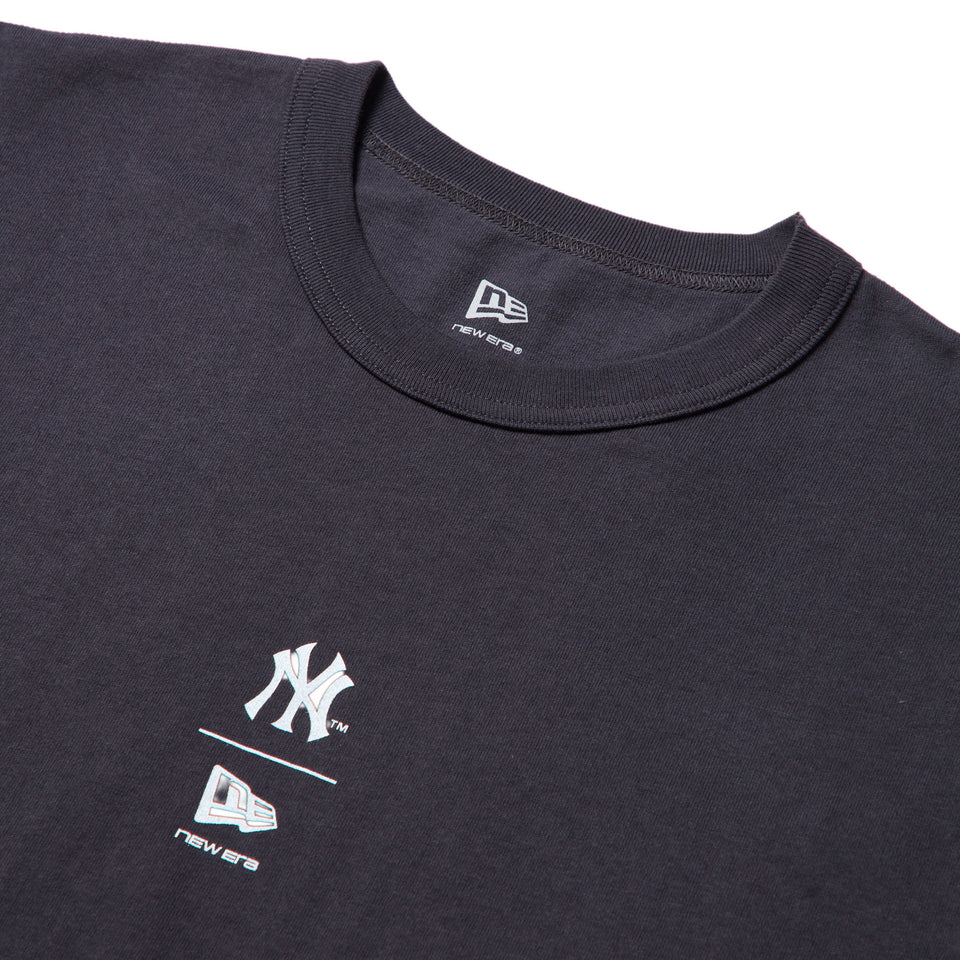 長袖 ウォッシュド コットン Tシャツ ニューヨーク・ヤンキース　グラファイト | NEW ERA ニューエラ公式オンラインストア