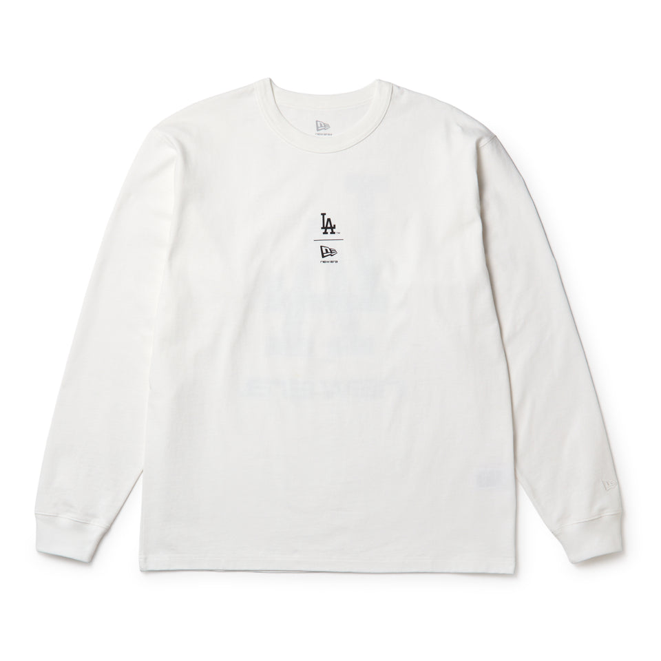 長袖 ウォッシュド コットン Tシャツ ロサンゼルス・ドジャース　オフホワイト | NEW ERA ニューエラ公式オンラインストア