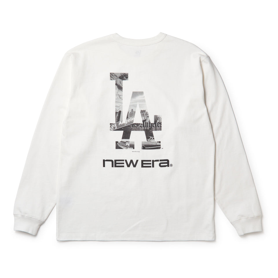 長袖 ウォッシュド コットン Tシャツ ロサンゼルス・ドジャース　オフホワイト | NEW ERA ニューエラ公式オンラインストア