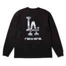 長袖 ウォッシュド コットン Tシャツ ロサンゼルス・ドジャース　ブラック | NEW ERA ニューエラ公式オンラインストア