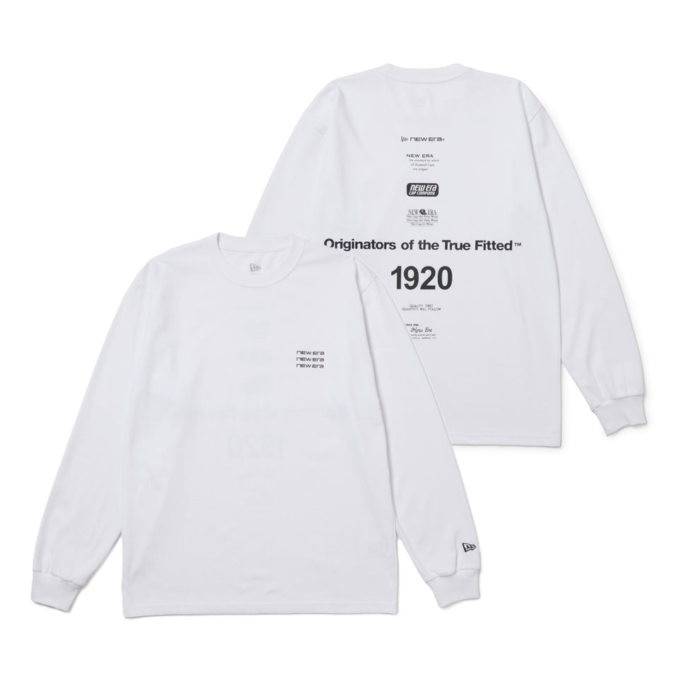 長袖 パフォーマンス Tシャツ Archive Logo ホワイト