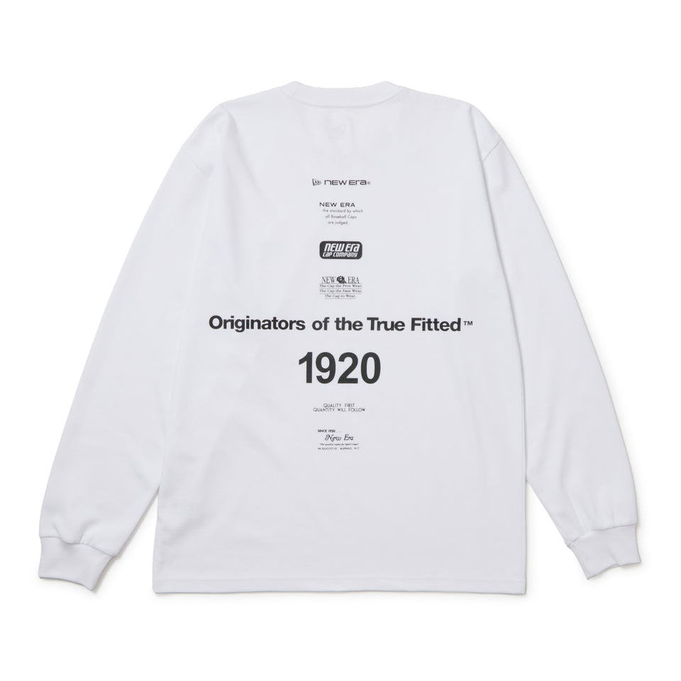 長袖 パフォーマンス Tシャツ Archive Logo ホワイト | NEW ERA ニューエラ公式オンラインストア