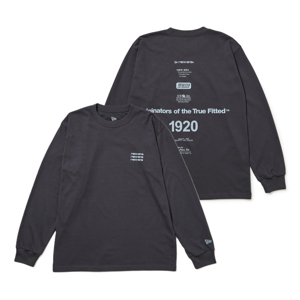 長袖 パフォーマンス Tシャツ Archive Logo グラファイト