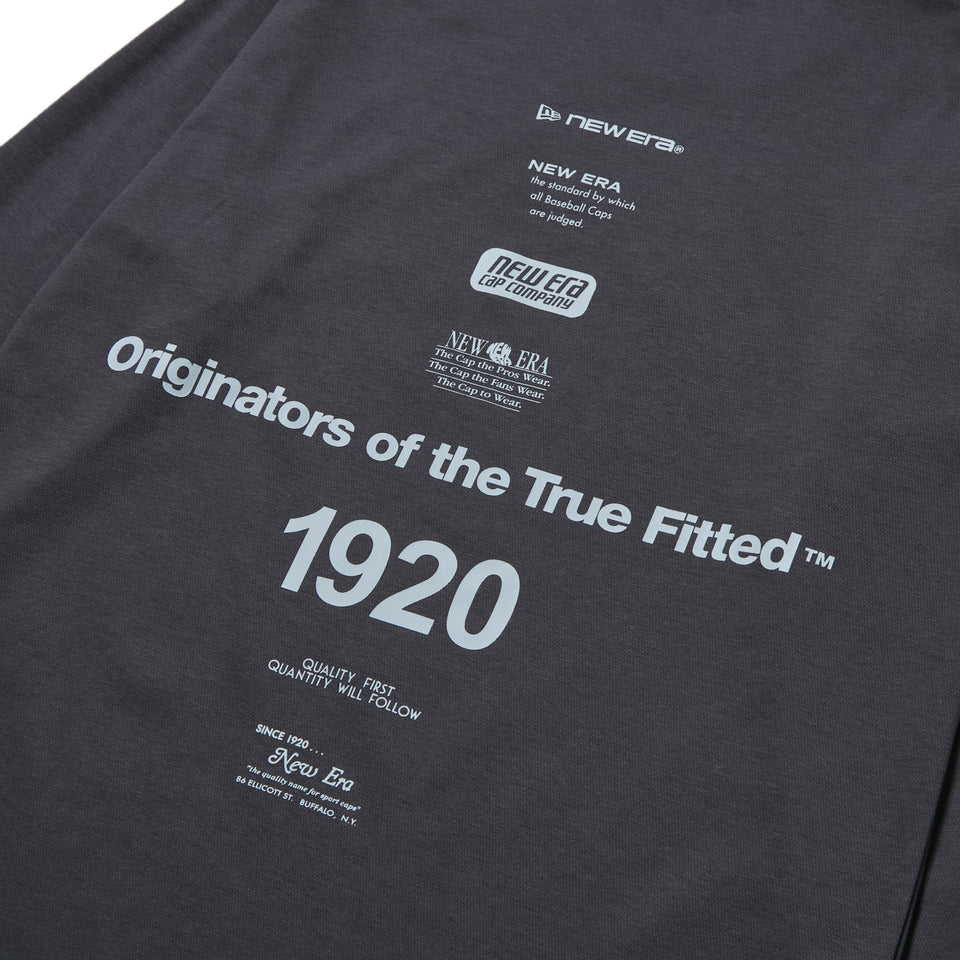 長袖 パフォーマンス Tシャツ Archive Logo グラファイト | NEW ERA ニューエラ公式オンラインストア