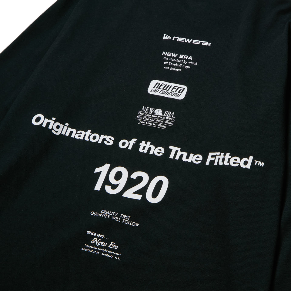 長袖 パフォーマンス Tシャツ Archive Logo ブラック | NEW ERA ニューエラ公式オンラインストア