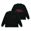 長袖 オーバーサイズド パフォーマンス Tシャツ MCMXX ブラック