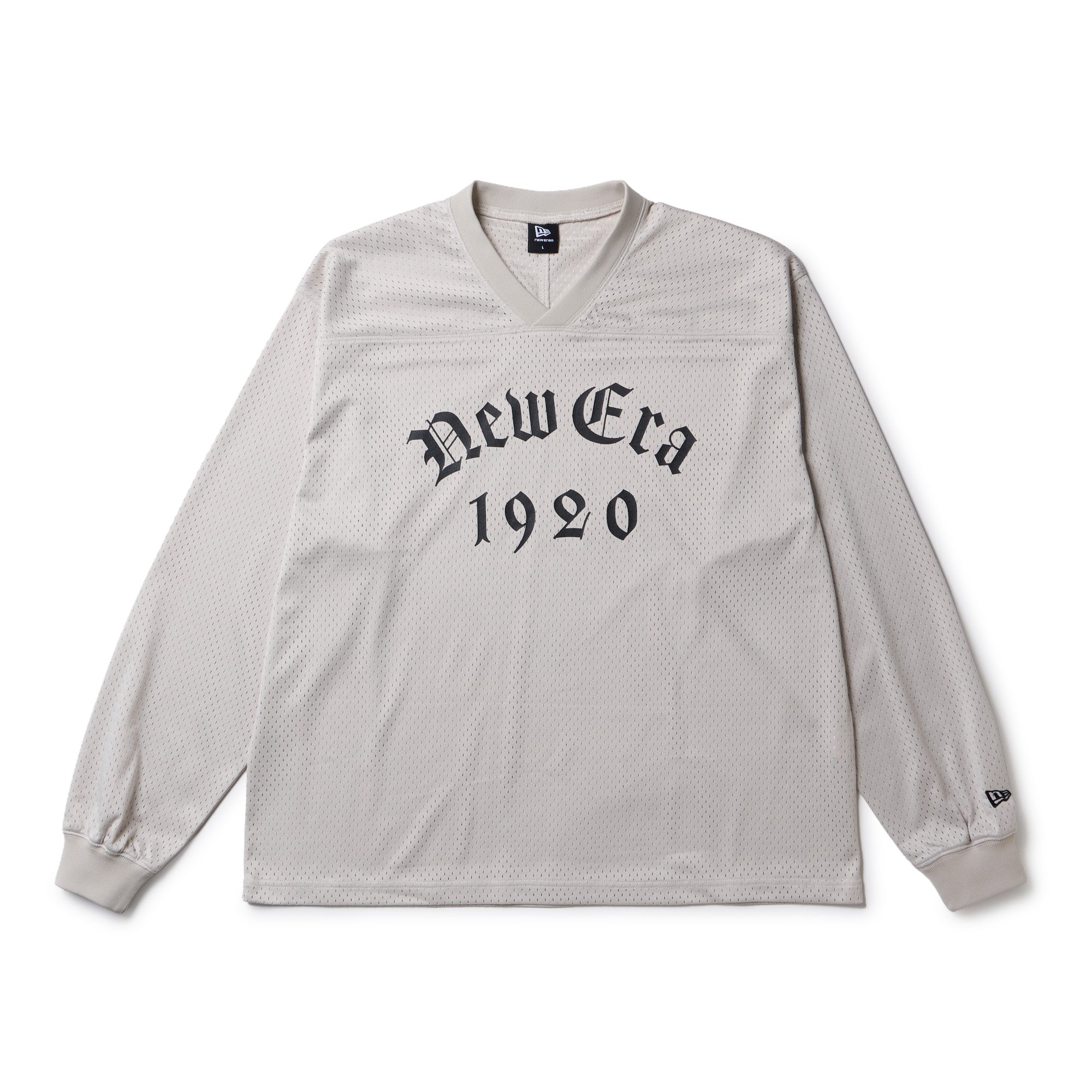 長袖 オーバーサイズド メッシュ Tシャツ ストーン | ニューエラ
