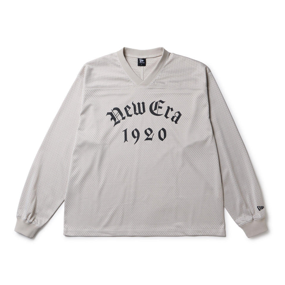 長袖 オーバーサイズド メッシュ Tシャツ ストーン | NEW ERA ニューエラ公式オンラインストア