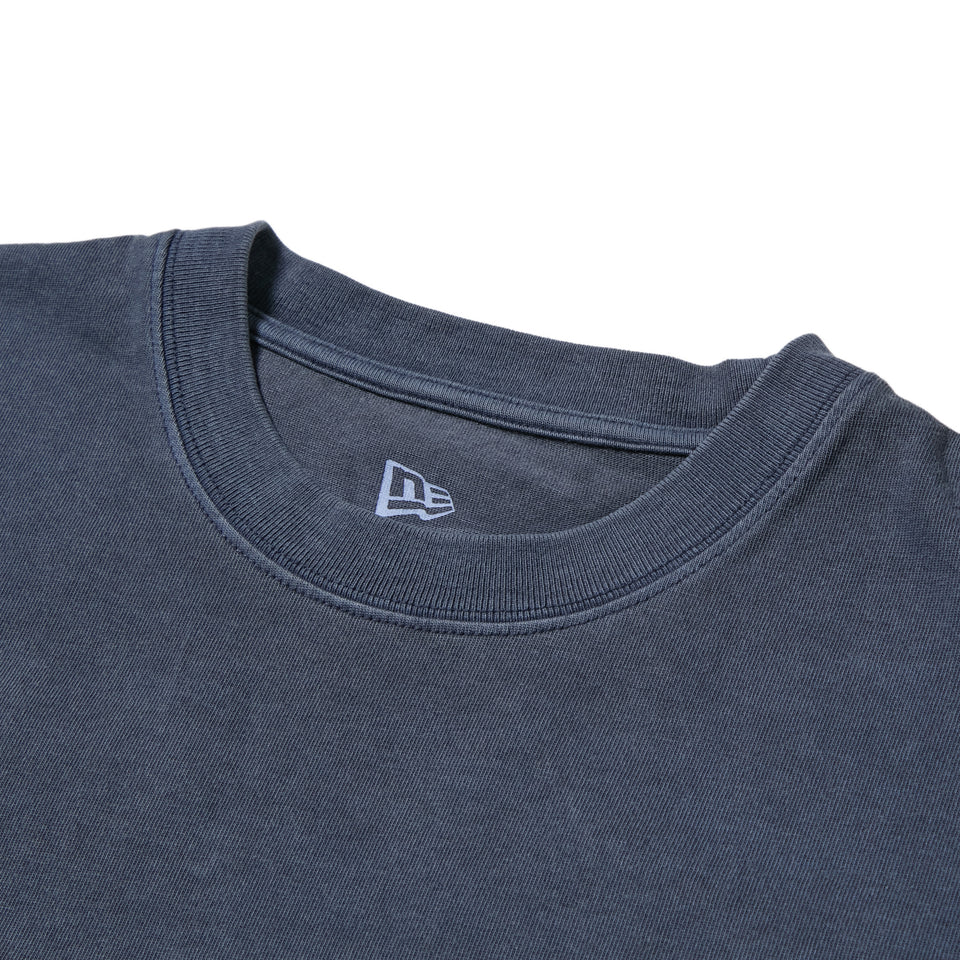長袖 オーバーサイズド ガーメントダイ コットン Tシャツ NEW ERA 1920 ネイビー | NEW ERA ニューエラ公式オンラインストア