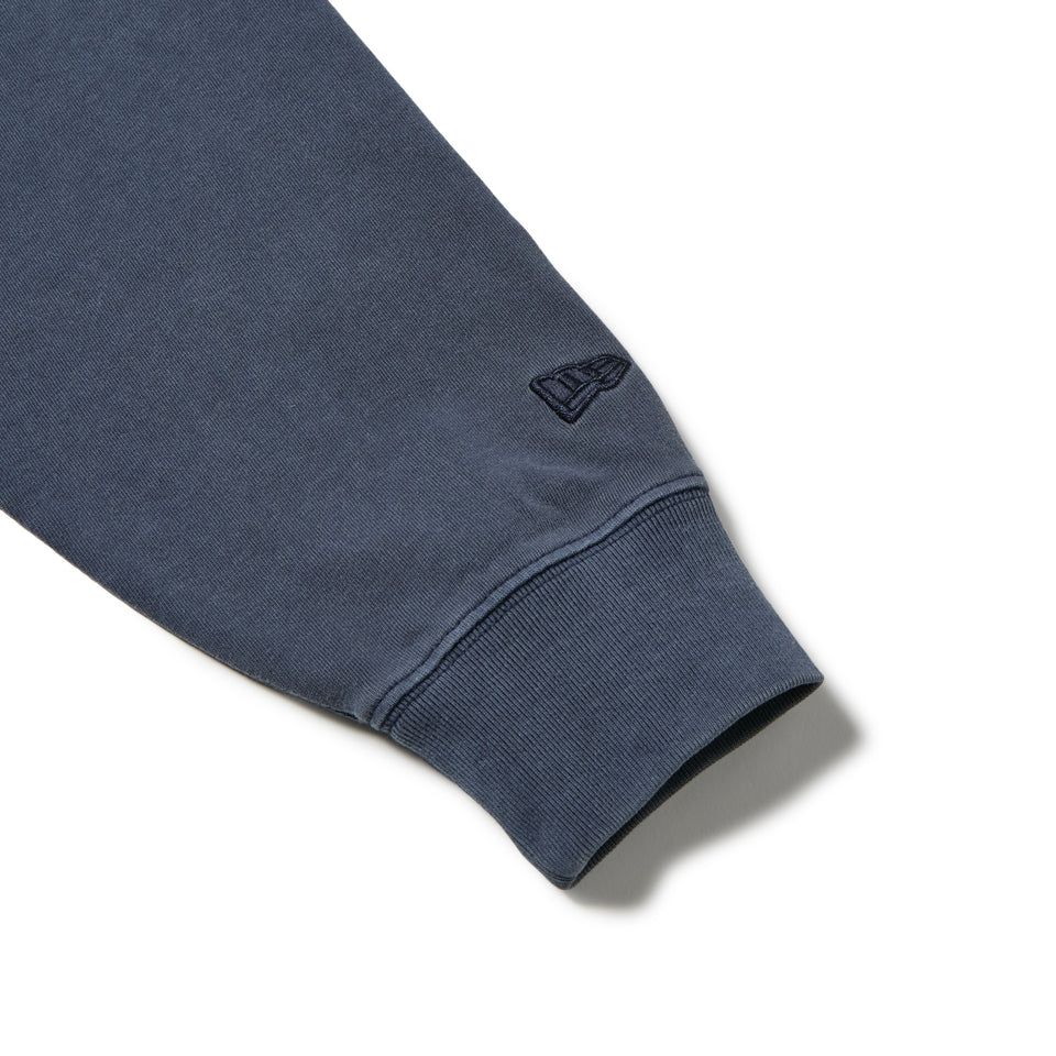 長袖 オーバーサイズド ガーメントダイ コットン Tシャツ NEW ERA 1920 ネイビー | NEW ERA ニューエラ公式オンラインストア