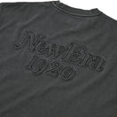 長袖 オーバーサイズド ガーメントダイ コットン Tシャツ NEW ERA 1920 ダークグレー | NEW ERA ニューエラ公式オンラインストア
