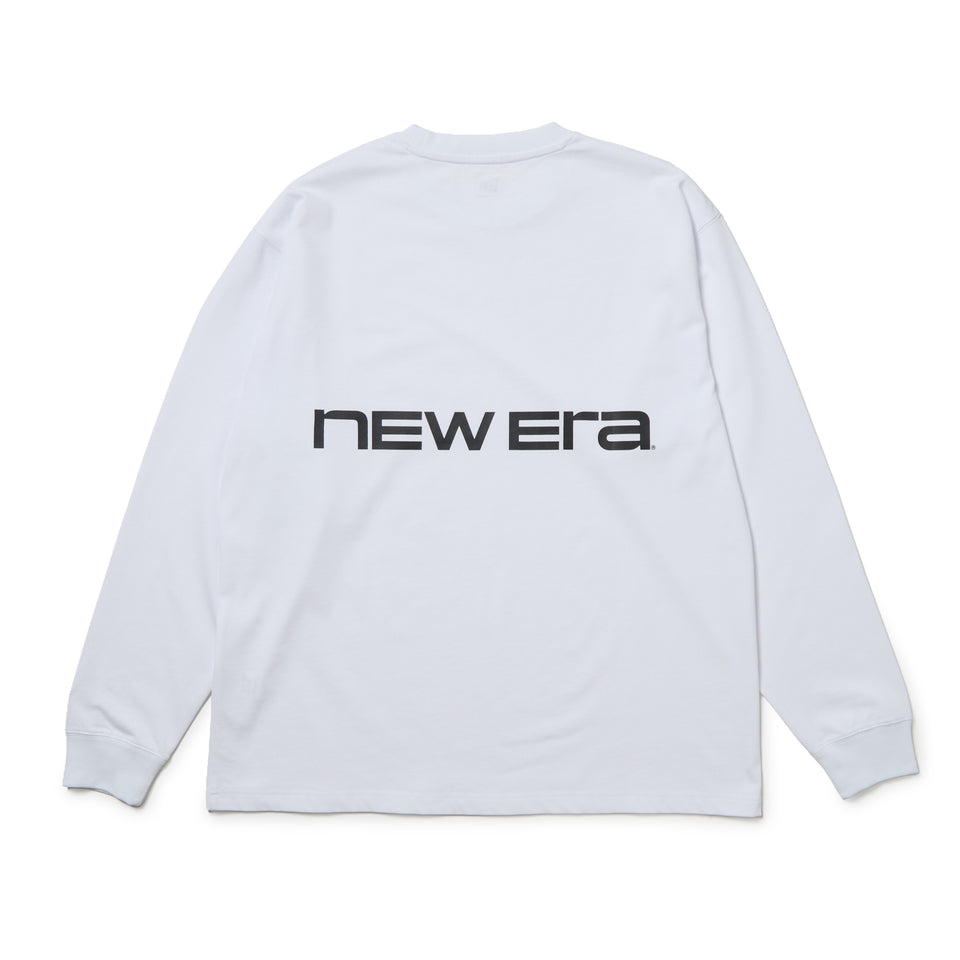 長袖 オーバーサイズド コットン Tシャツ Brand Name Logo ホワイト | NEW ERA ニューエラ公式オンラインストア