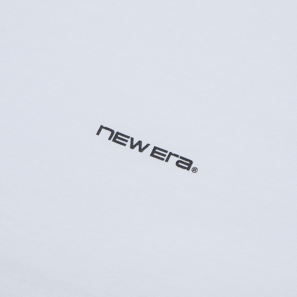 長袖 オーバーサイズド コットン Tシャツ Brand Name Logo ホワイト | NEW ERA ニューエラ公式オンラインストア