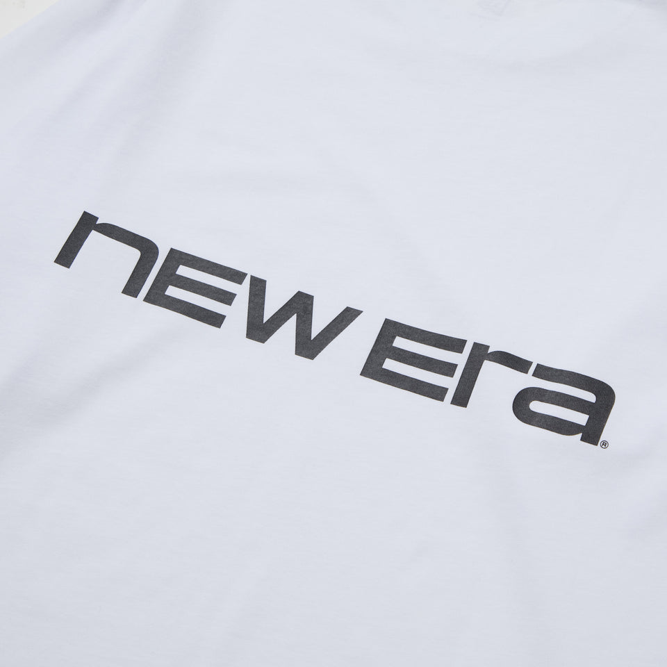 長袖 オーバーサイズド コットン Tシャツ Brand Name Logo ホワイト | NEW ERA ニューエラ公式オンラインストア