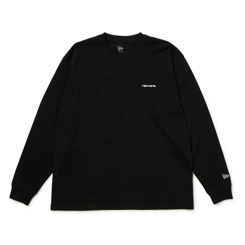 長袖 オーバーサイズド コットン Tシャツ Brand Name Logo ブラック | NEW ERA ニューエラ公式オンラインストア