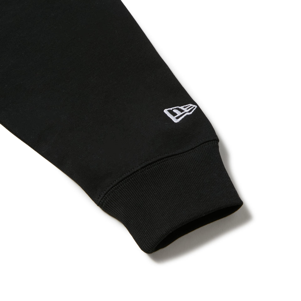 長袖 オーバーサイズド コットン Tシャツ Brand Name Logo ブラック | NEW ERA ニューエラ公式オンラインストア