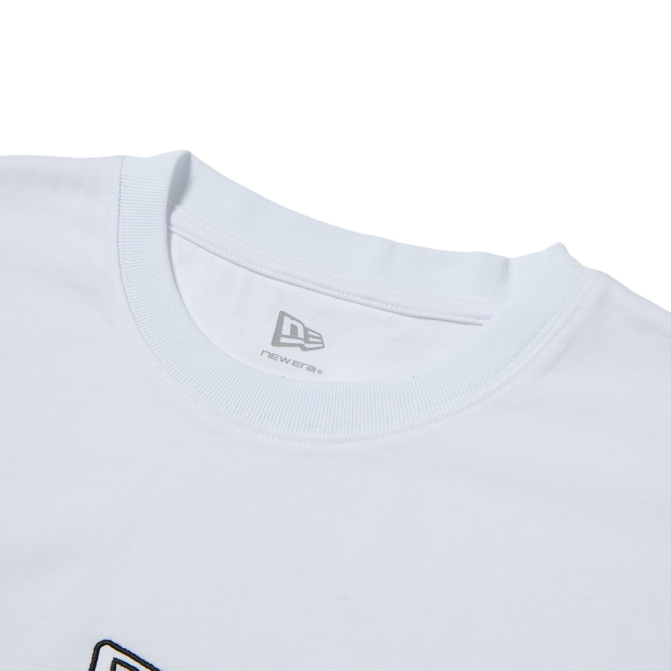 長袖 オーバーサイズド コットン Tシャツ Box Logo ホワイト | NEW ERA ニューエラ公式オンラインストア