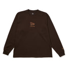 長袖 オーバーサイズド コットン Tシャツ Box Logo バーントウッド | NEW ERA ニューエラ公式オンラインストア