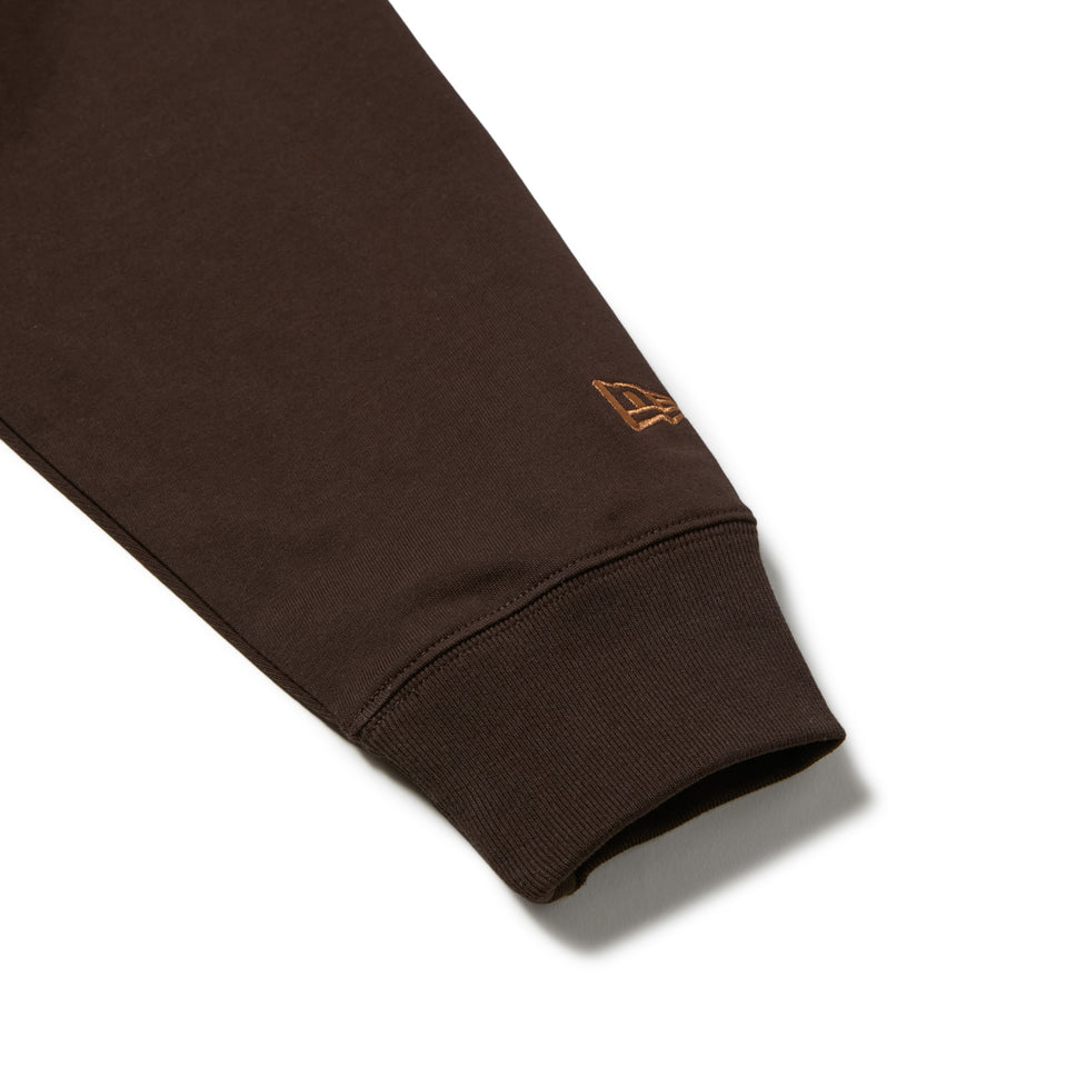 長袖 オーバーサイズド コットン Tシャツ Box Logo バーントウッド | NEW ERA ニューエラ公式オンラインストア