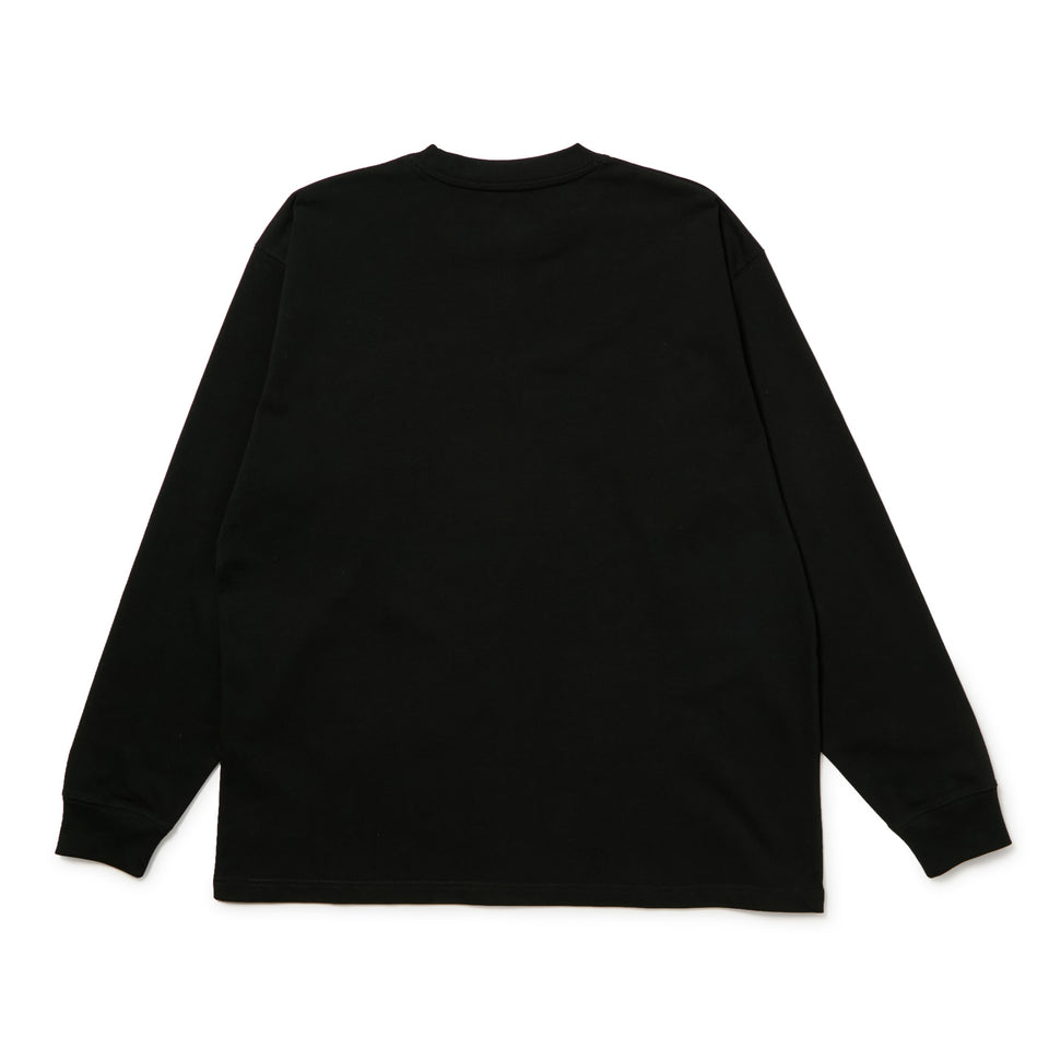 長袖 オーバーサイズド コットン Tシャツ Box Logo ブラック | NEW ERA ニューエラ公式オンラインストア