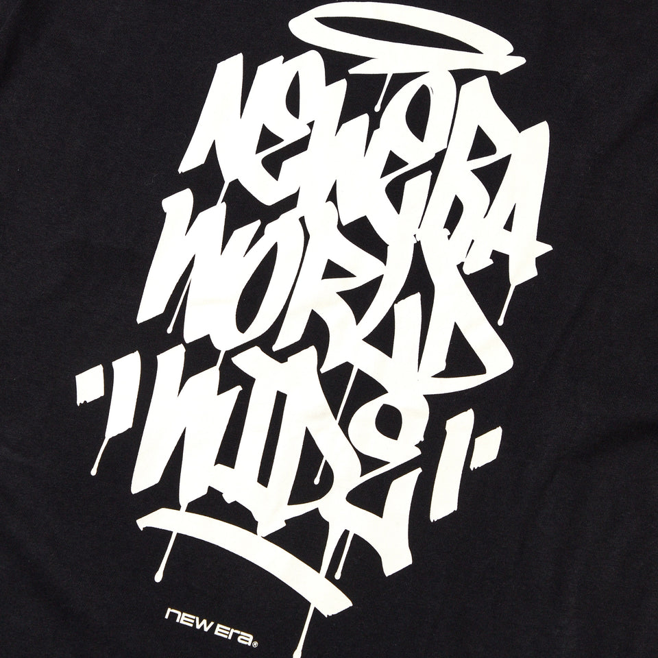 長袖 オーバーサイズド コットン Tシャツ Tagging Logo ブラック | NEW ERA ニューエラ公式オンラインストア
