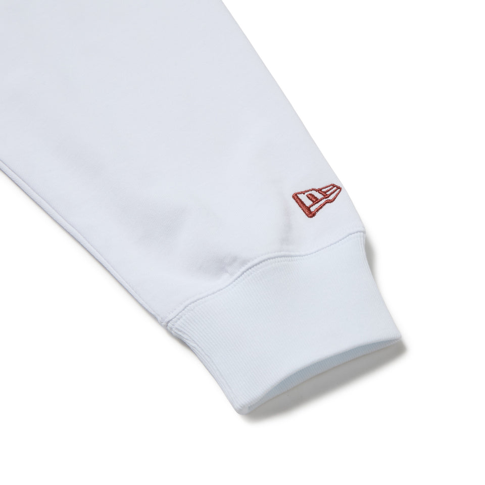 長袖 オーバーサイズド コットン Tシャツ Handwritten Logo ホワイト | NEW ERA ニューエラ公式オンラインストア