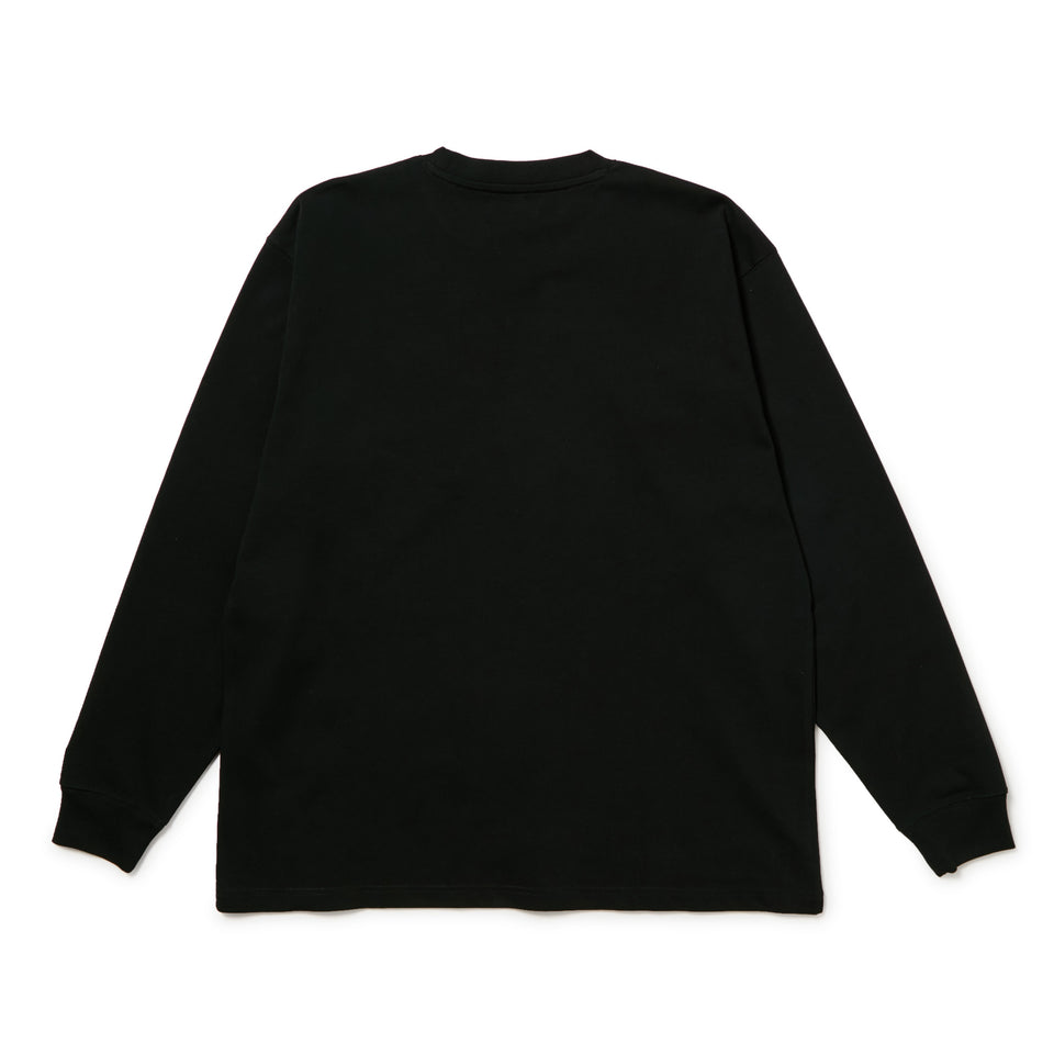 長袖 オーバーサイズド コットン Tシャツ Handwritten Logo ブラック | NEW ERA ニューエラ公式オンラインストア