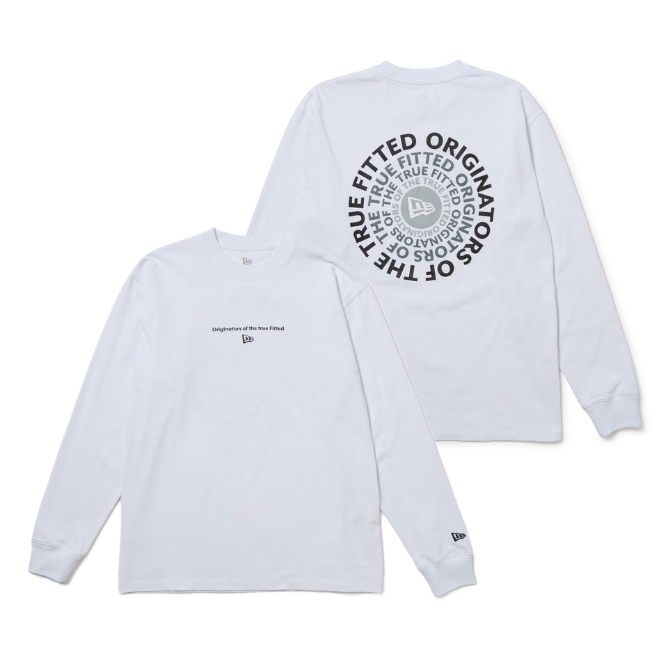 長袖 コットン Tシャツ Circle OOTTF ホワイト