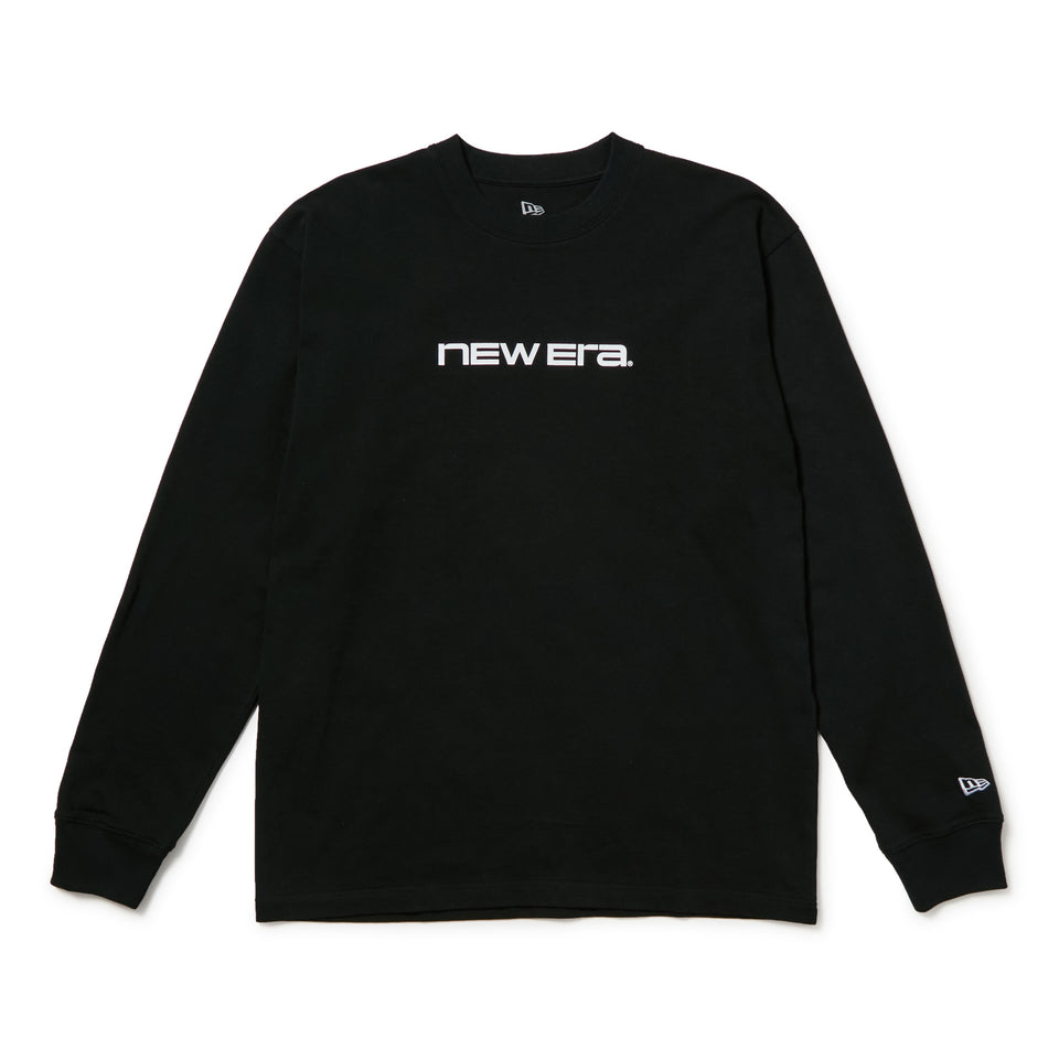 長袖 コットン Tシャツ Brand Name Logo ブラック | NEW ERA ニューエラ公式オンラインストア