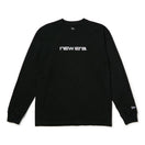 長袖 コットン Tシャツ Brand Name Logo ブラック | NEW ERA ニューエラ公式オンラインストア