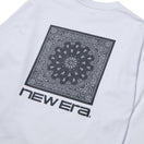 長袖 コットン Tシャツ バンダナロゴ ホワイト | NEW ERA ニューエラ公式オンラインストア