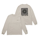 長袖 コットン Tシャツ バンダナロゴ ストーン