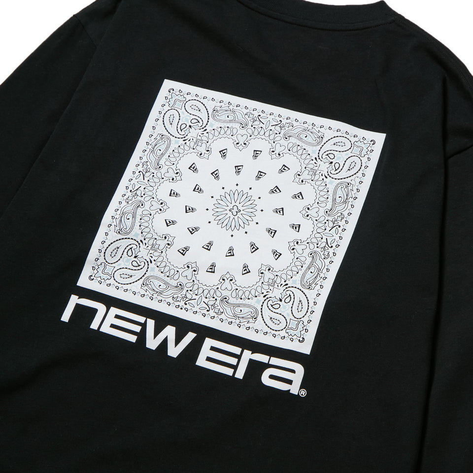 長袖 コットン Tシャツ バンダナロゴ ブラック | NEW ERA ニューエラ公式オンラインストア
