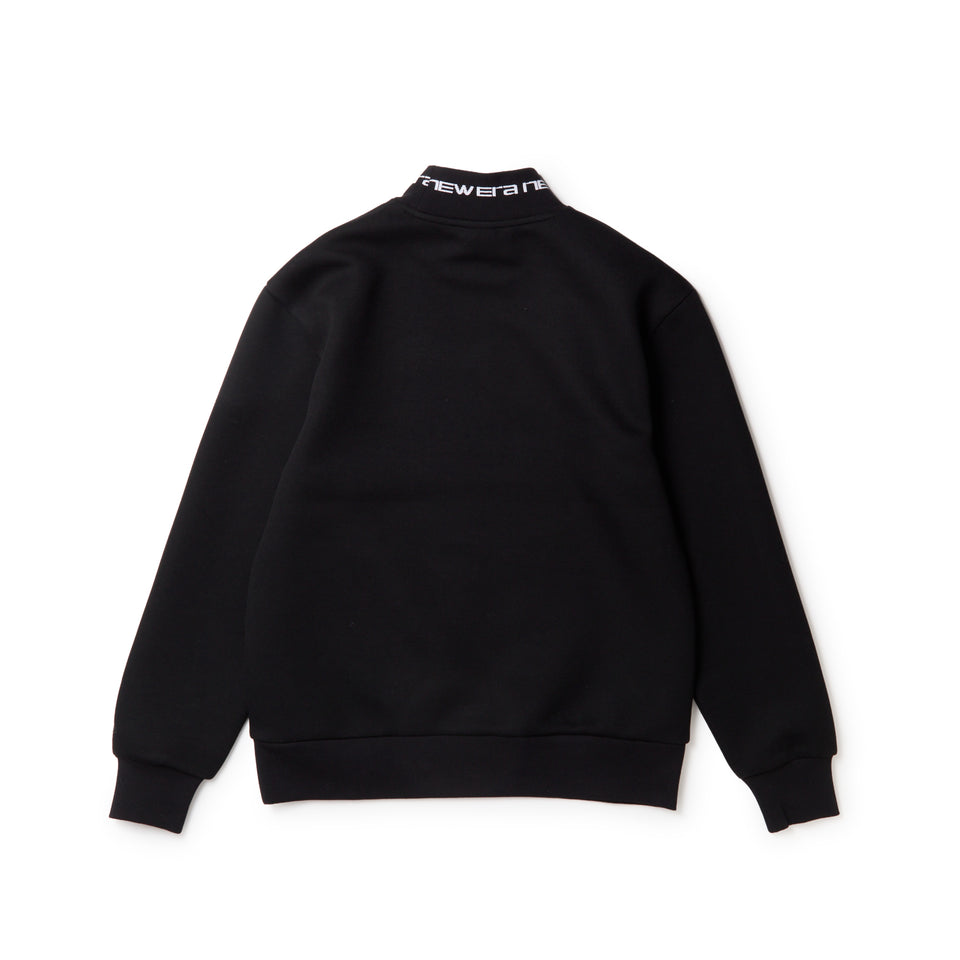 Women's テック スウェット モックネック Jacquard Logo ブラック|ゴルフ | NEW ERA ニューエラ公式オンラインストア
